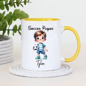 Football, Soccer Cup For Kids & Adult, Personalized Birthday Christmas Gift